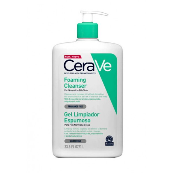 Cerave - Gel Limpiador Espumoso 1 L