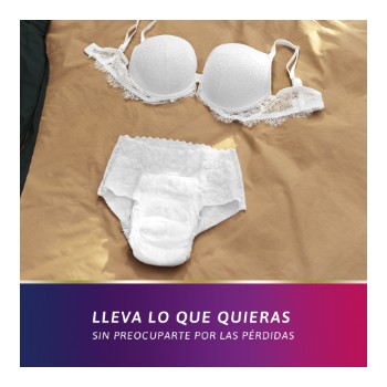 TENA Silhouette Normal Cintura Baja Blanco L 12u