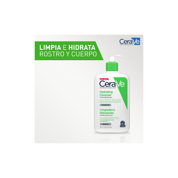 Cerave Limpiadora Hidratante 473 ml