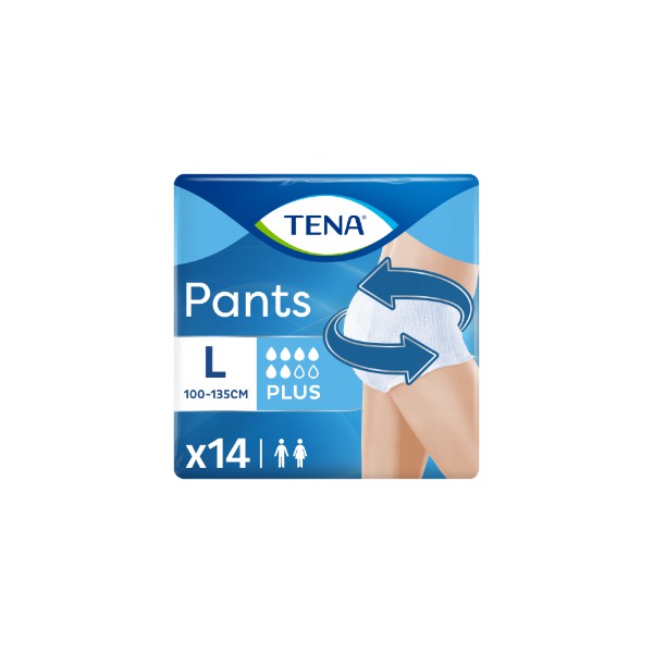 Tena Pants Plus L 14 unid