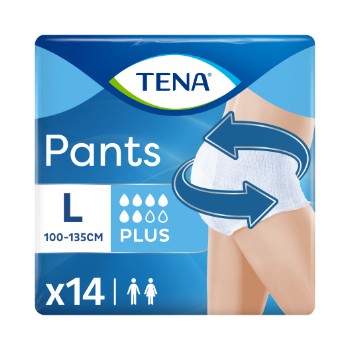 Tena Pants Plus L 14 unid