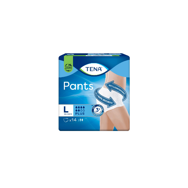 Tena Pants Plus L 14 unid