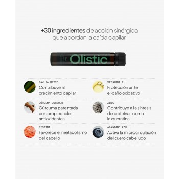 Olistic Men 28 Viales – Complemento Alimenticio Anticaída Cabello Hombre