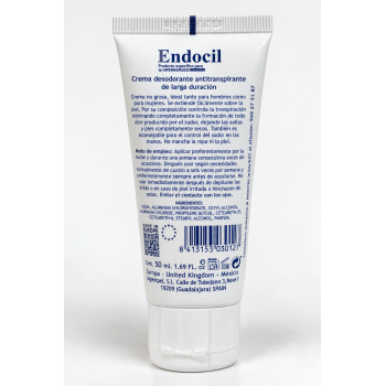 Endocil Crema Desodorante Antitranspirante 50 ml