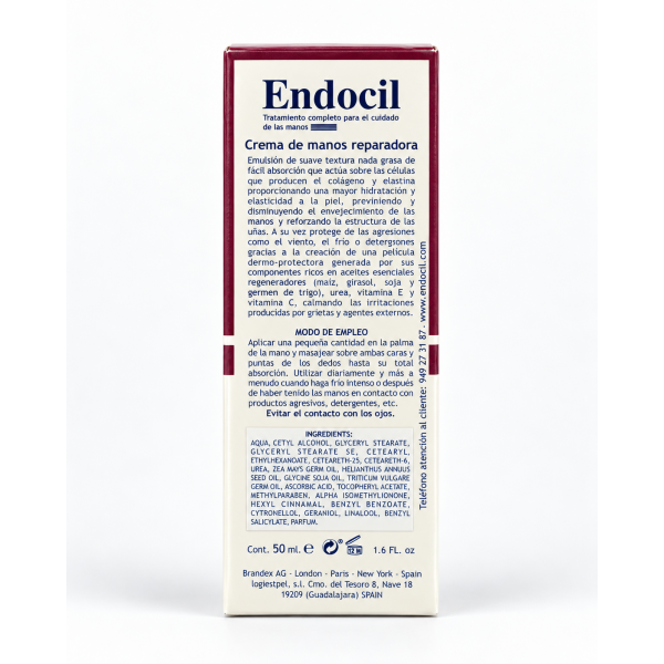 Endocil Crema de Manos Reparadora 50 ml